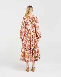 Liana Tiered V-neck Dress