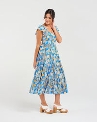 Brielle Flutter Sleeve Dress