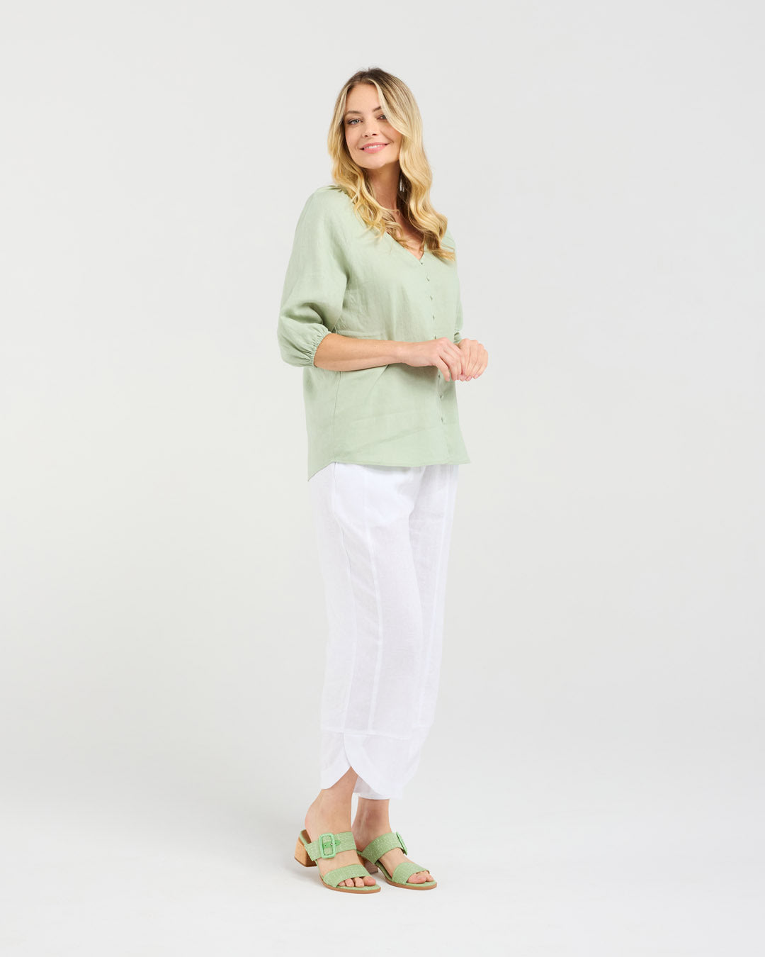 Justine Frill Neck Blouse