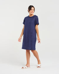 Natacha Linen Button Back Dress