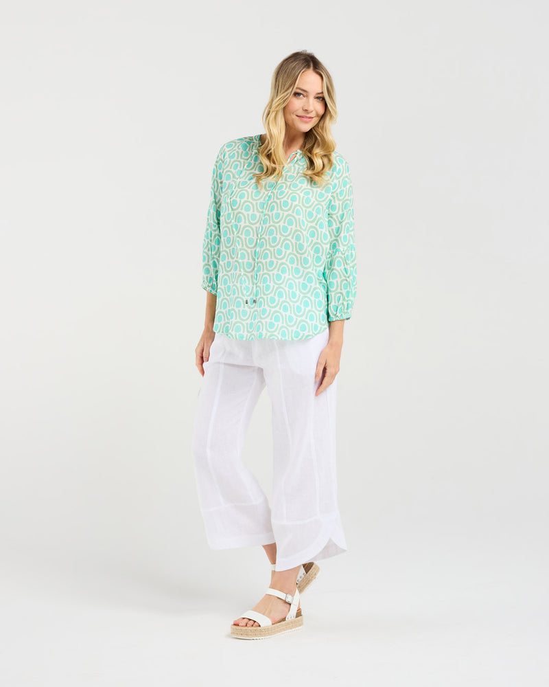 Colette Gathered Sleeve Top