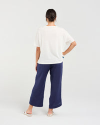 Delphine Print Front Top