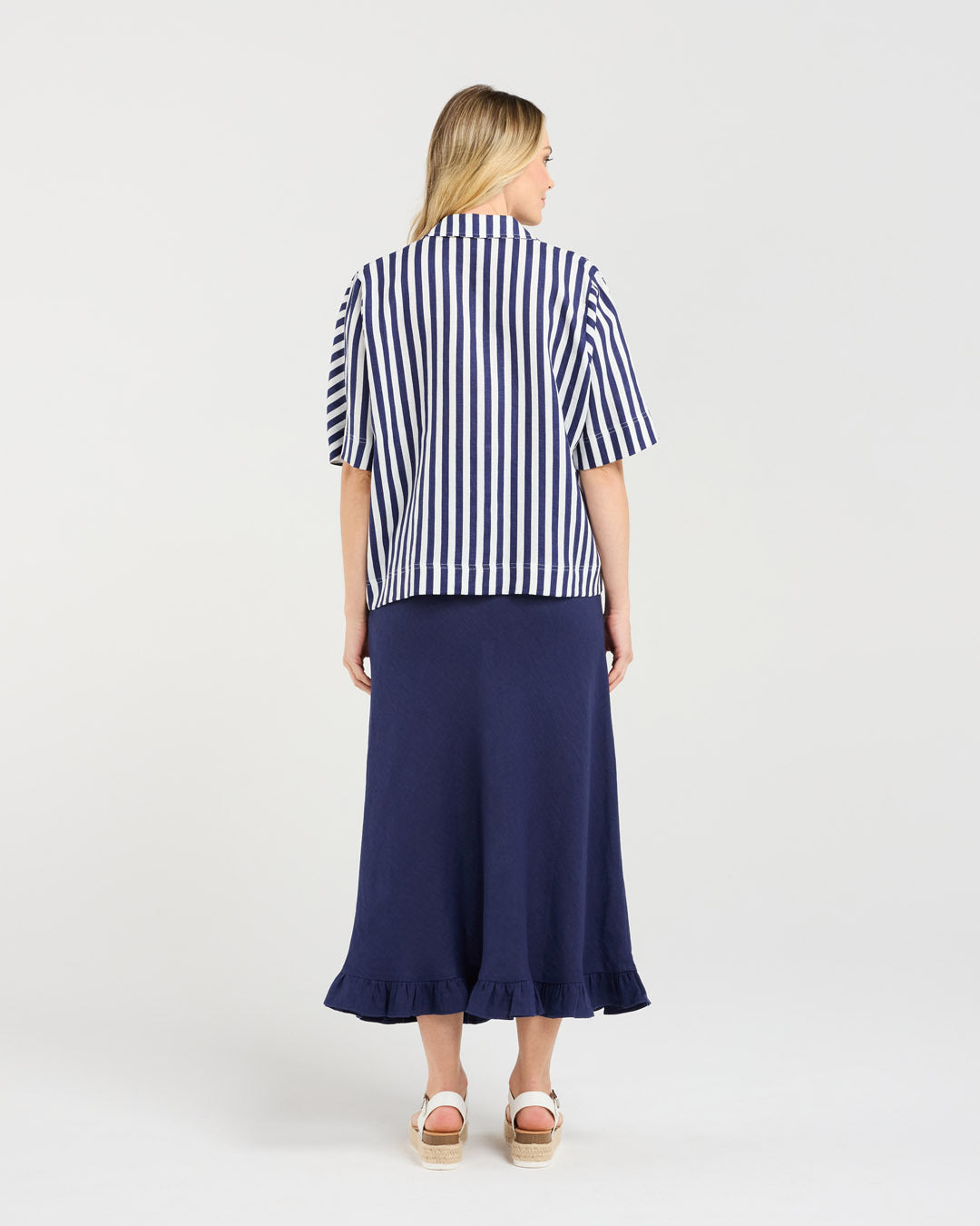 Cecile Boxy Shirt - Stripe