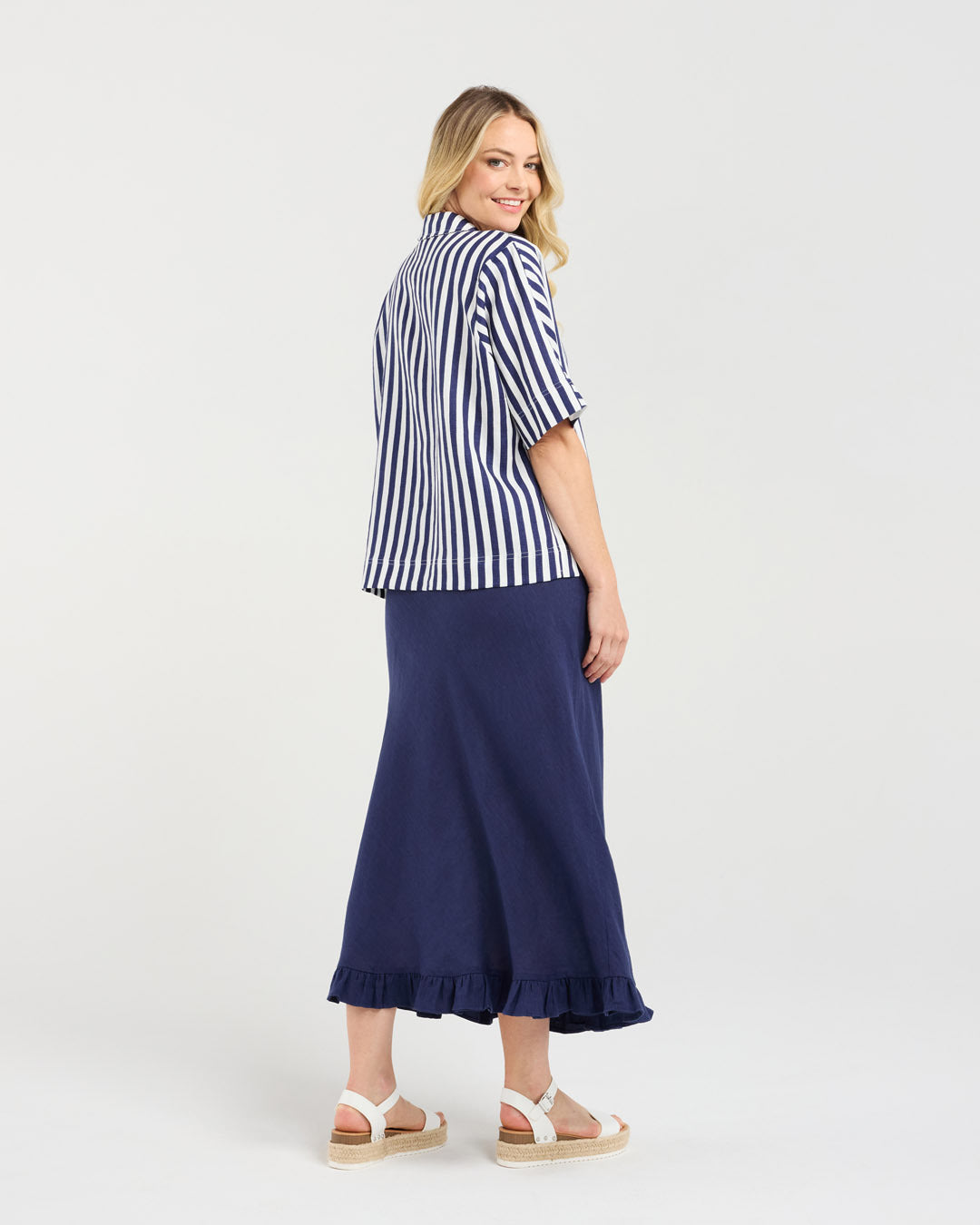 Cecile Boxy Shirt - Stripe