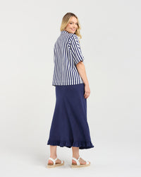 Cecile Boxy Shirt - Stripe