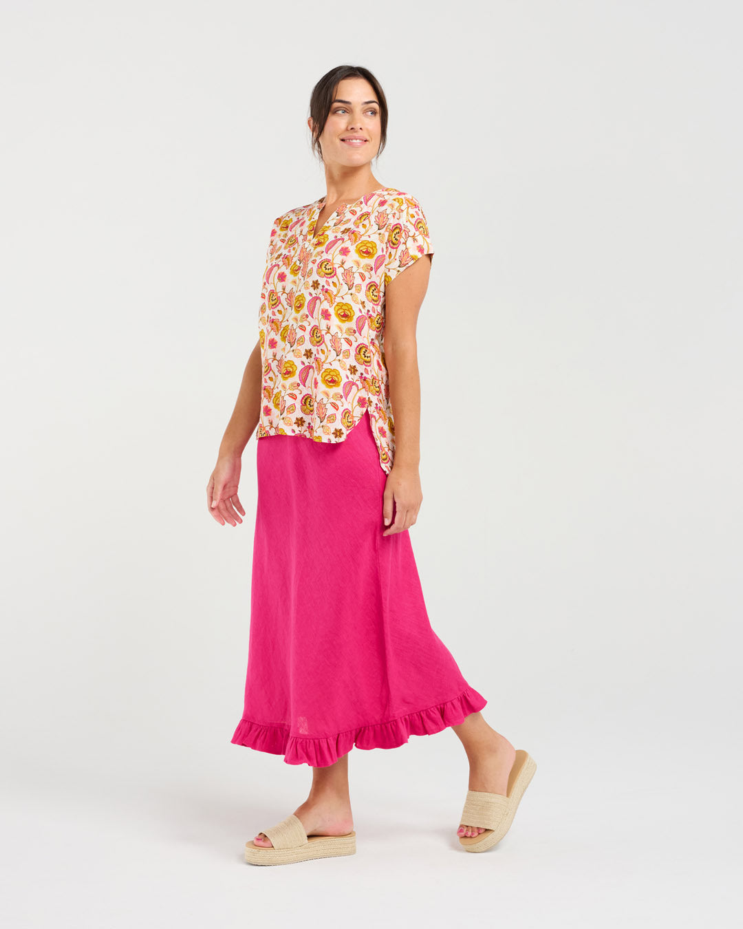 Octivia Scoop Hem Top