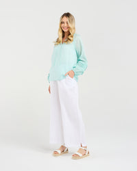 Christina Frill Neck Top