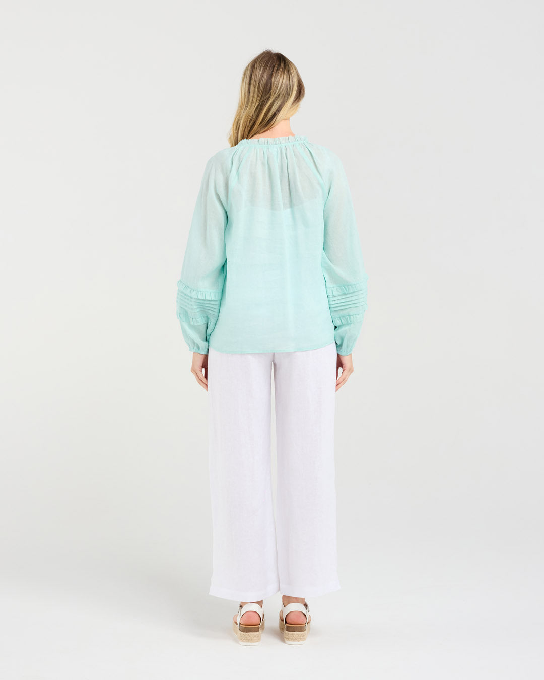 Christina Frill Neck Top