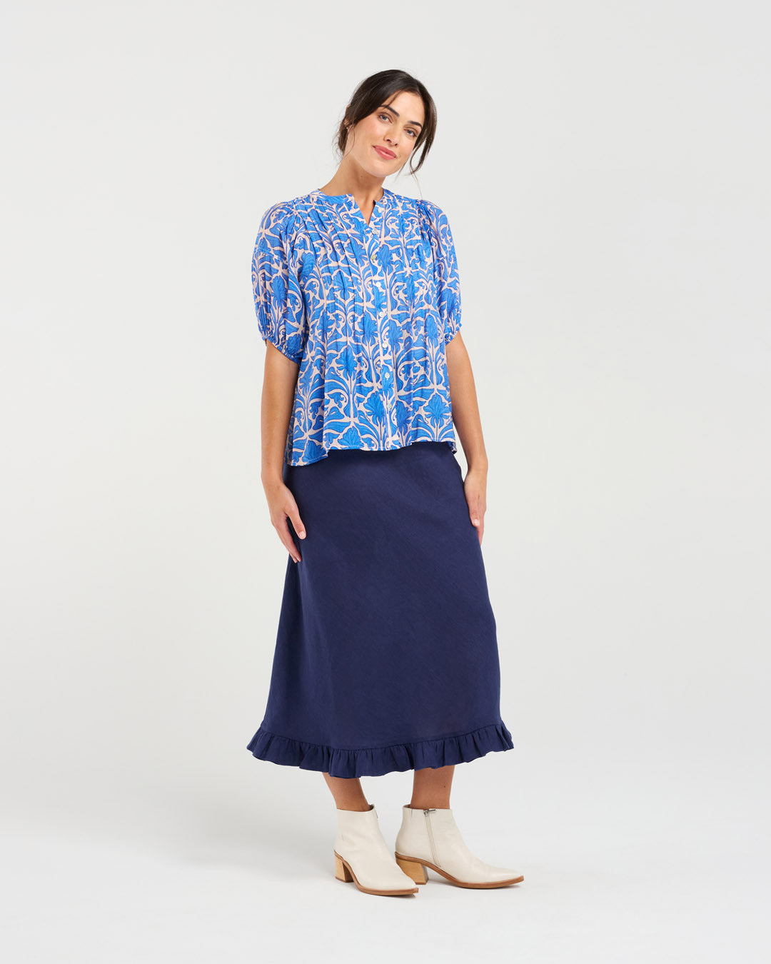 Bridget Pintuck Front Shirt