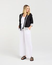 Nanette Fringe Trim Cover-up