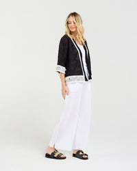 Nanette Fringe Trim Cover-up