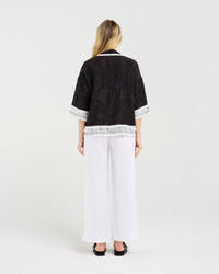 Nanette Fringe Trim Cover-up