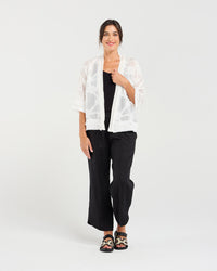 Nanette Fringe Trim Cover-up