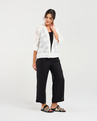 Nanette Fringe Trim Cover-up