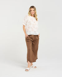 Lisette Gathered Yoke Top