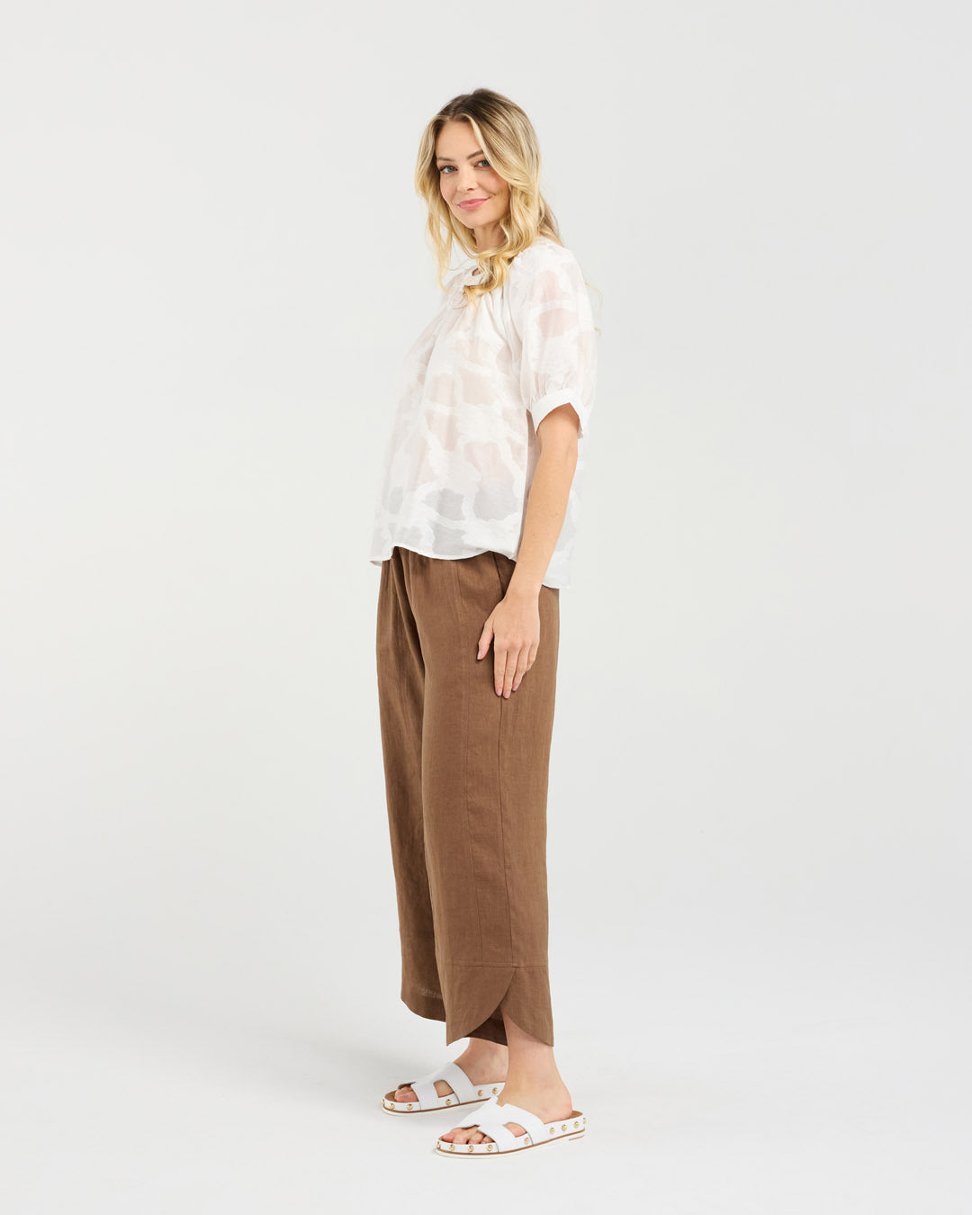 Lisette Gathered Yoke Top