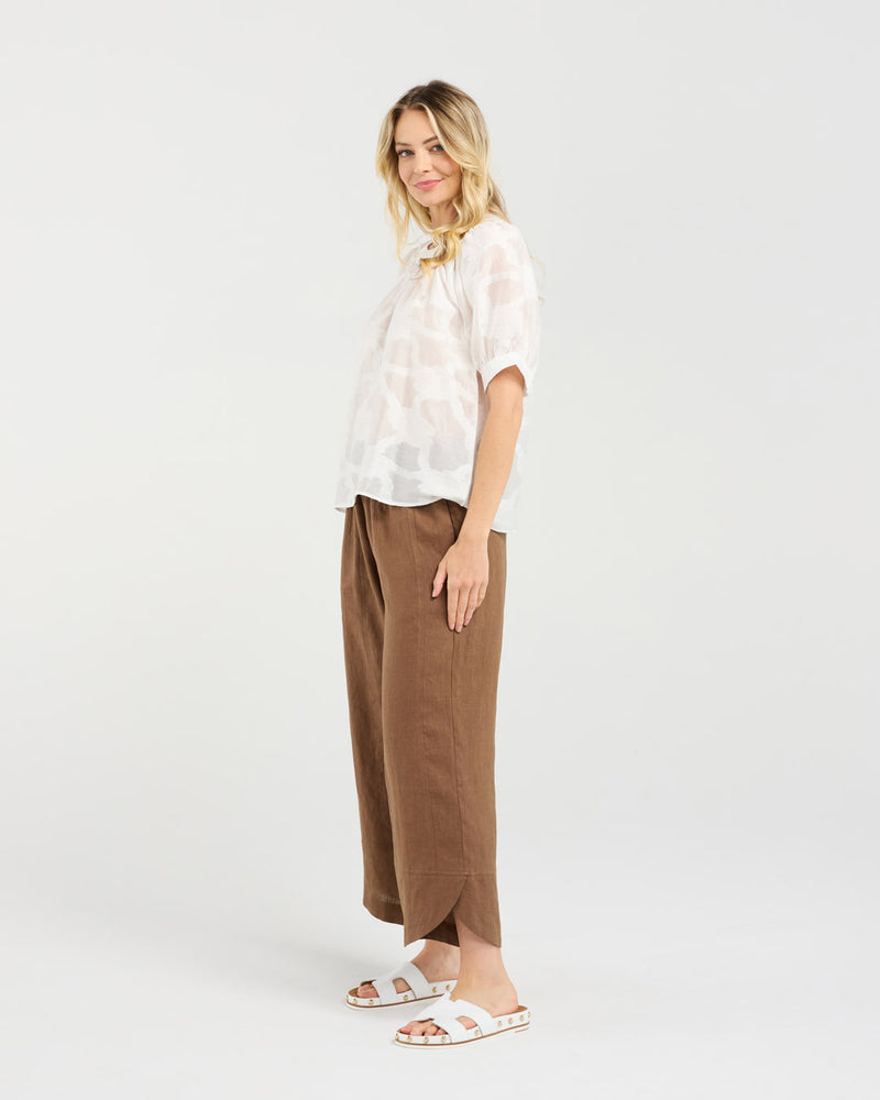 Lisette Gathered Yoke Top
