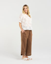 Lisette Gathered Yoke Top