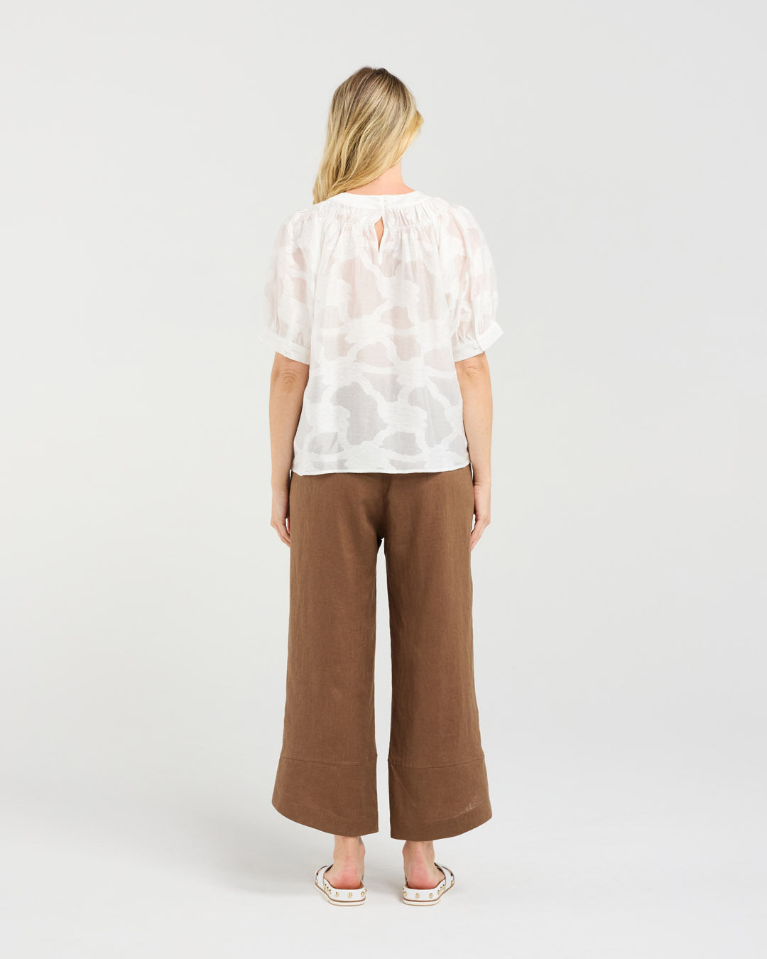 Lisette Gathered Yoke Top