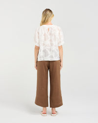 Lisette Gathered Yoke Top