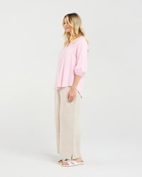 Angelie V Pleat Top