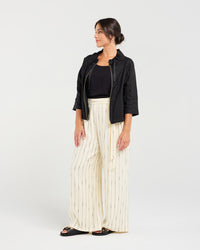 Victoria Zip Front Jacket - Gold zip