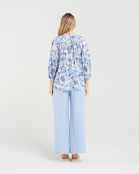 Celine Gathered Sleeve Top