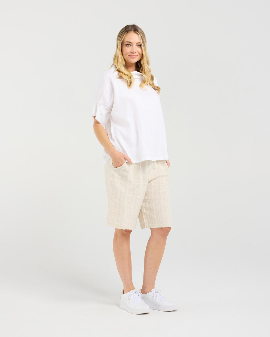 Claire Soft Roll Neck Top
