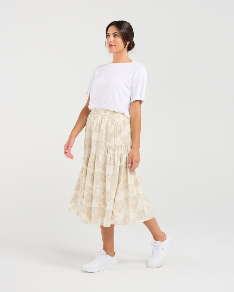 Harriette Gathered Seam Skirt