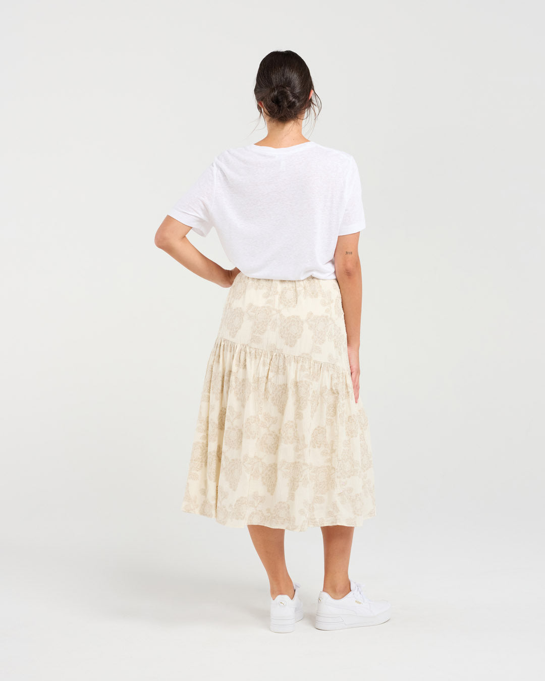 Harriette Gathered Seam Skirt