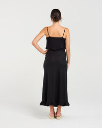 Carine Frill Hem Linen Skirt