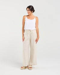 Margrette Wide Leg Linen Pant