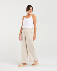 Margrette Wide Leg Linen Pant