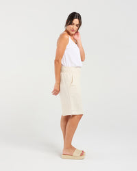 Darcy Shirred Waistband Shorts
