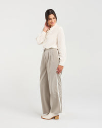 Frankie Pleat Pant (Cherry)
