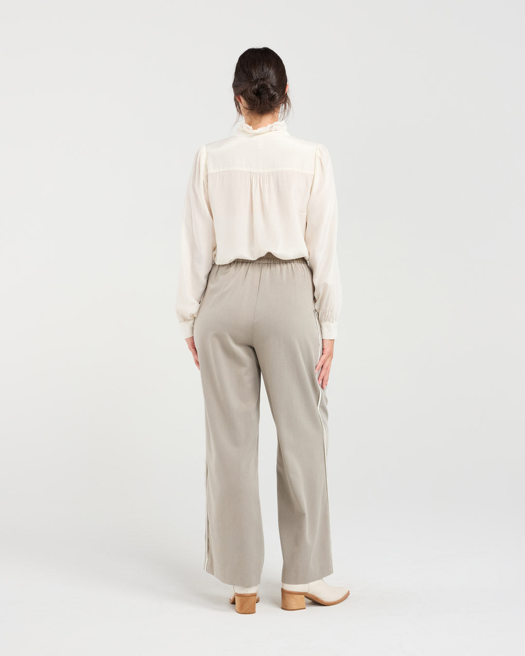 Frankie Pleat Pant (Cherry)