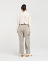 Frankie Pleat Pant (Cherry)